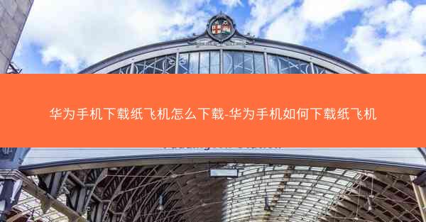 华为手机下载纸飞机怎么下载-华为手机如何下载纸飞机